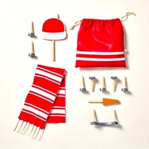 NEW! Winter Build A Snowman Outdoor Activity Kit 12pc Set Hearth & Hand Magnolia